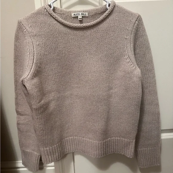 NWOT Alex Mill Jamie Sweater in Camellia, Size M - Picture 5 of 8